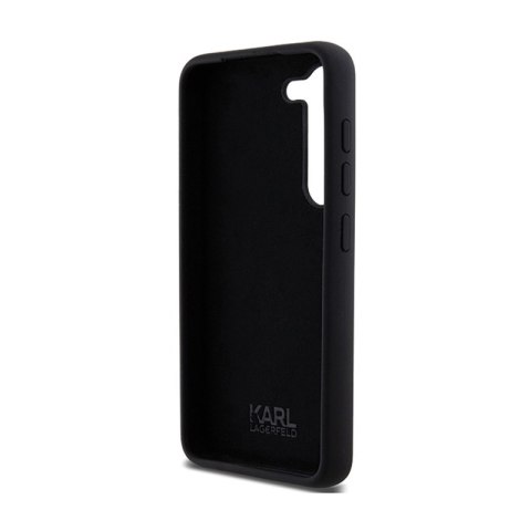 Karl Lagerfeld Silicone Ikonik Metal Pin - Etui Samsung Galaxy S24+ (czarny) Karl Lagerfeld Silicone Ikonik Metal Pin - Etui Samsung Galaxy S24+ (czarny)
