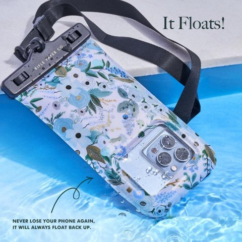 Rifle Paper Waterproof Floating Pouch - Etui wodoodporne do smartfonów do 6.7" (Garden Party Blue) Rifle Paper Waterproof Floating Pouch - Etui wodoodporne do smartfonów do 6.7" (Garden Party Blue)