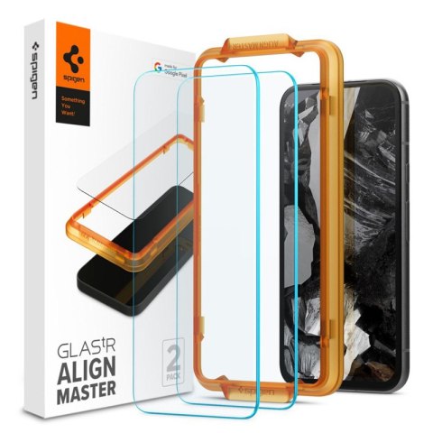 Spigen Alm Glas.TR 2-Pack - Szkło hartowane do Google Pixel 8A (2 szt.) (Przezroczysty) Spigen Alm Glas.TR 2-Pack - Szkło hartowane do Google Pixel 8A (2 szt.) (Przezroczysty)