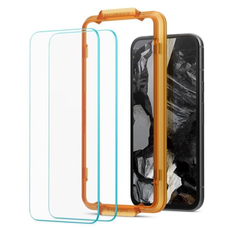 Spigen Alm Glas.TR 2-Pack - Szkło hartowane do Google Pixel 8A (2 szt.) (Przezroczysty) Spigen Alm Glas.TR 2-Pack - Szkło hartowane do Google Pixel 8A (2 szt.) (Przezroczysty)