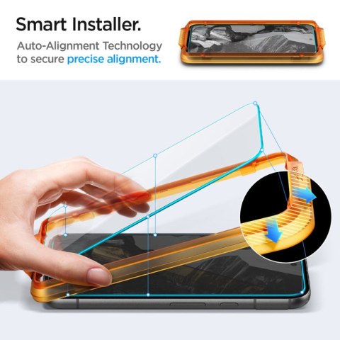 Spigen Alm Glas.TR 2-Pack - Szkło hartowane do Google Pixel 8A (2 szt.) (Przezroczysty) Spigen Alm Glas.TR 2-Pack - Szkło hartowane do Google Pixel 8A (2 szt.) (Przezroczysty)