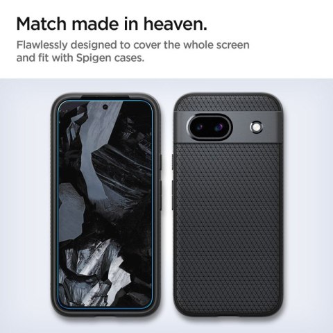 Spigen Alm Glas.TR 2-Pack - Szkło hartowane do Google Pixel 8A (2 szt.) (Przezroczysty) Spigen Alm Glas.TR 2-Pack - Szkło hartowane do Google Pixel 8A (2 szt.) (Przezroczysty)