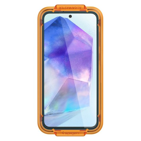 Spigen Alm Glas.TR 2-Pack - Szkło hartowane do Samsung Galaxy A55 5G (2 szt.) (Przezroczysty) Spigen Alm Glas.TR 2-Pack - Szkło hartowane do Samsung Galaxy A55 5G (2 szt.) (Przezroczysty)