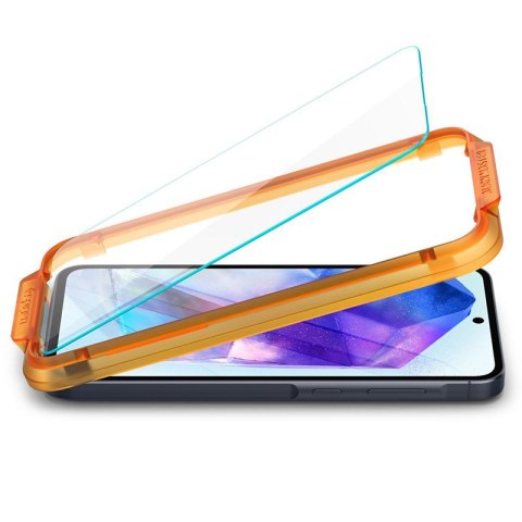 Spigen Alm Glas.TR 2-Pack - Szkło hartowane do Samsung Galaxy A55 5G (2 szt.) (Przezroczysty) Spigen Alm Glas.TR 2-Pack - Szkło hartowane do Samsung Galaxy A55 5G (2 szt.) (Przezroczysty)