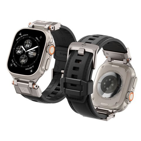 Spigen DuraPro Armor PU - Pasek do Apple Watch 42/44/45/49 mm (czarny) Spigen DuraPro Armor PU - Pasek do Apple Watch 42/44/45/49 mm (czarny)