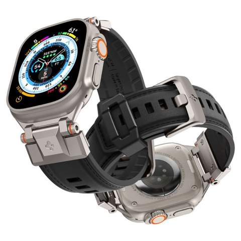 Spigen DuraPro Armor PU - Pasek do Apple Watch 42/44/45/49 mm (czarny) Spigen DuraPro Armor PU - Pasek do Apple Watch 42/44/45/49 mm (czarny)