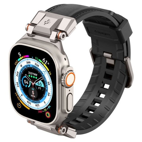 Spigen DuraPro Armor PU - Pasek do Apple Watch 42/44/45/49 mm (czarny) Spigen DuraPro Armor PU - Pasek do Apple Watch 42/44/45/49 mm (czarny)