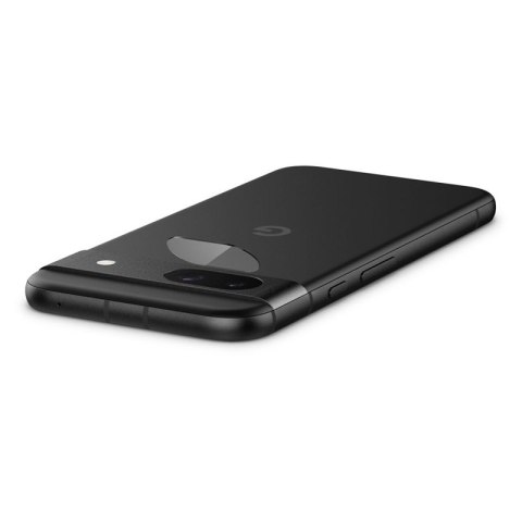Spigen Optik.TR EZ Fit Camera Lens Protector 2-Pack - Szkło ochronne na obiektyw do Google Pixel 8A (2 szt) (Czarny) Spigen Optik.TR EZ Fit Camera Lens Protector 2-Pack - Szkło ochronne na obiektyw do Google Pixel 8A (2 szt) (Czarny)