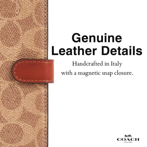 Coach Folio Signature C Case - Etui 2w1 z klapką iPhone 15 Pro (Tan) Coach Folio Signature C Case - Etui 2w1 z klapką iPhone 15 Pro (Tan)