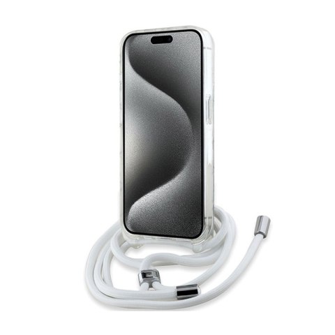 Karl Lagerfeld Crossbody IML Karl Head MagSafe - Etui iPhone 15 Pro (przezroczysty) Karl Lagerfeld Crossbody IML Karl Head MagSafe - Etui iPhone 15 Pro (przezroczysty)