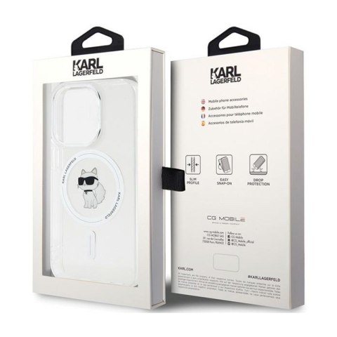 Karl Lagerfeld IML Choupette MagSafe - Etui iPhone 13 Pro (przezroczysty) Karl Lagerfeld IML Choupette MagSafe - Etui iPhone 13 Pro (przezroczysty)