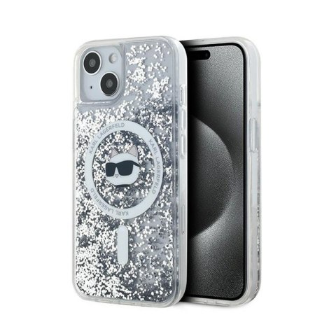 Karl Lagerfeld Liquid Glitter Choupette Head MagSafe - Etui iPhone 13 (przezroczysty) Karl Lagerfeld Liquid Glitter Choupette Head MagSafe - Etui iPhone 13 (przezroczysty)