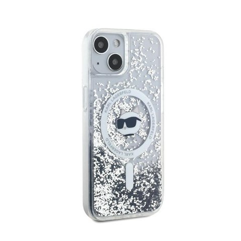 Karl Lagerfeld Liquid Glitter Choupette Head MagSafe - Etui iPhone 13 (przezroczysty) Karl Lagerfeld Liquid Glitter Choupette Head MagSafe - Etui iPhone 13 (przezroczysty)