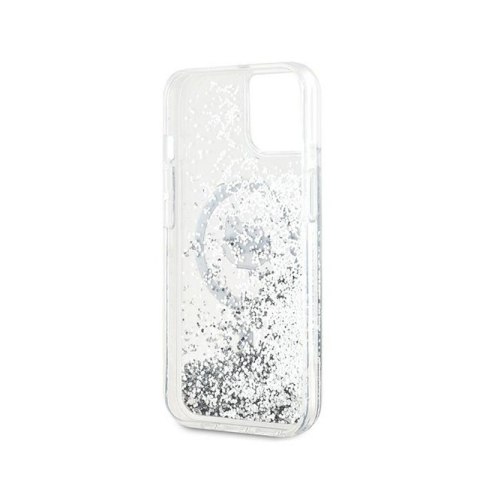Karl Lagerfeld Liquid Glitter Choupette Head MagSafe - Etui iPhone 13 (przezroczysty) Karl Lagerfeld Liquid Glitter Choupette Head MagSafe - Etui iPhone 13 (przezroczysty)