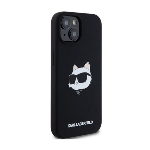Karl Lagerfeld Silicone Choupette Head MagSafe - Etui iPhone 15 / 14 / 13 (czarny) Karl Lagerfeld Silicone Choupette Head MagSafe - Etui iPhone 15 / 14 / 13 (czarny)
