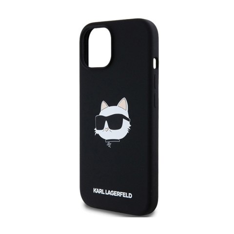 Karl Lagerfeld Silicone Choupette Head MagSafe - Etui iPhone 15 / 14 / 13 (czarny) Karl Lagerfeld Silicone Choupette Head MagSafe - Etui iPhone 15 / 14 / 13 (czarny)