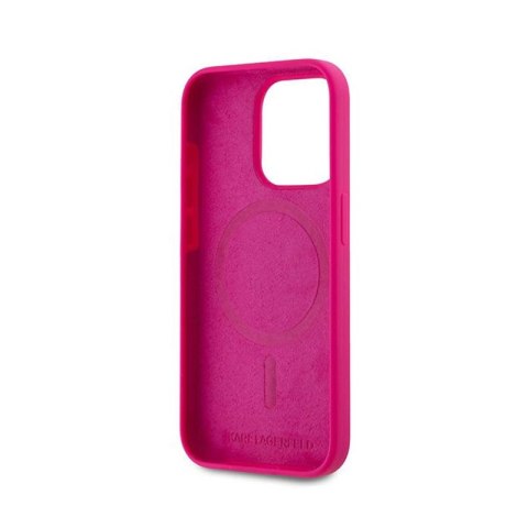 Karl Lagerfeld Silicone Choupette Head MagSafe - Etui iPhone 15 Pro Max (różowy) Karl Lagerfeld Silicone Choupette Head MagSafe - Etui iPhone 15 Pro Max (różowy)