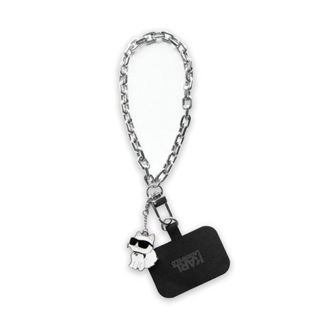 Karl Lagerfeld Universal Hand Strap Choupette - Zawieszka do telefonu (srebrny) Karl Lagerfeld Universal Hand Strap Choupette - Zawieszka do telefonu (srebrny)