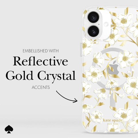 Kate Spade New York Protective Gems MagSafe - Etui iPhone 16 Plus (Sunshine Floral) Kate Spade New York Protective Gems MagSafe - Etui iPhone 16 Plus (Sunshine Floral)