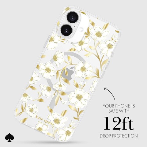 Kate Spade New York Protective Gems MagSafe - Etui iPhone 16 Plus (Sunshine Floral) Kate Spade New York Protective Gems MagSafe - Etui iPhone 16 Plus (Sunshine Floral)
