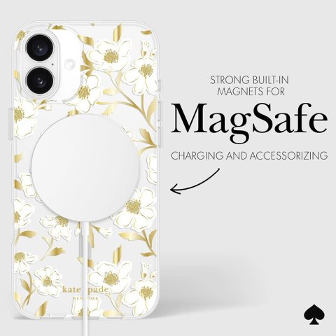 Kate Spade New York Protective Gems MagSafe - Etui iPhone 16 Plus (Sunshine Floral) Kate Spade New York Protective Gems MagSafe - Etui iPhone 16 Plus (Sunshine Floral)