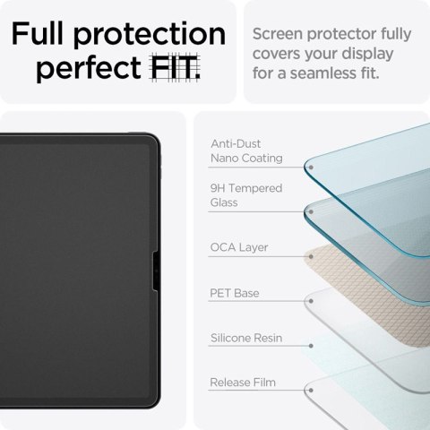 Spigen Paper Touch - Szkło hartowane do iPad Air 11" (M2, 2024) (Matte Clear) Spigen Paper Touch - Szkło hartowane do iPad Air 11" (M2, 2024) (Matte Clear)
