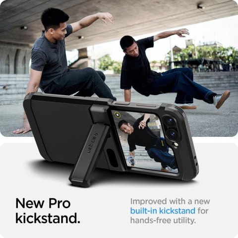 Spigen Tough Armor Pro - Etui do Samsung Galaxy Z Flip 6 (Czarny) Spigen Tough Armor Pro - Etui do Samsung Galaxy Z Flip 6 (Czarny)