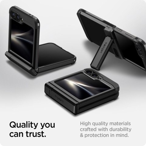 Spigen Tough Armor Pro - Etui do Samsung Galaxy Z Flip 6 (Czarny) Spigen Tough Armor Pro - Etui do Samsung Galaxy Z Flip 6 (Czarny)