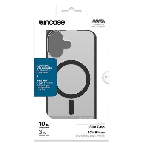 Incase Slim Case MagSafe - Etui iPhone 16 (Black) Incase Slim Case MagSafe - Etui iPhone 16 (Black)