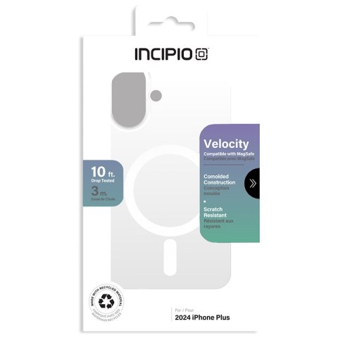 Incipio Velocity MagSafe - Etui iPhone 16 Plus (Clear) Incipio Velocity MagSafe - Etui iPhone 16 Plus (Clear)