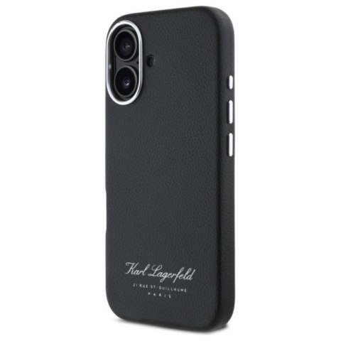 Karl Lagerfeld Hotel RSG - Etui iPhone 16 (czarny) Karl Lagerfeld Hotel RSG - Etui iPhone 16 (czarny)