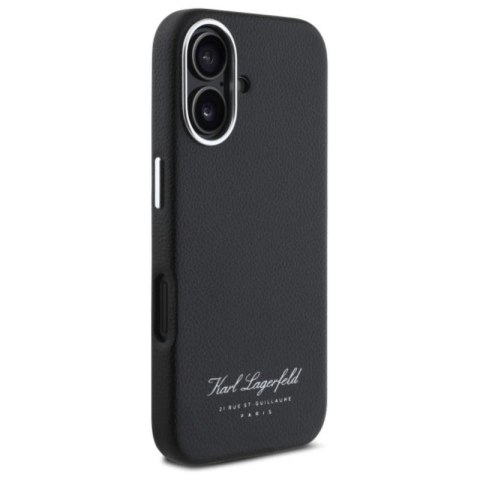 Karl Lagerfeld Hotel RSG - Etui iPhone 16 (czarny) Karl Lagerfeld Hotel RSG - Etui iPhone 16 (czarny)