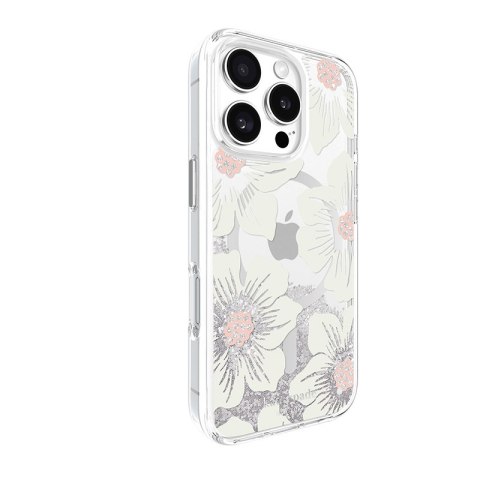 Kate Spade New York Liquid Glitter MagSafe - Etui iPhone 16 Pro (Hollyhock Floral) Kate Spade New York Liquid Glitter MagSafe - Etui iPhone 16 Pro (Hollyhock Floral)