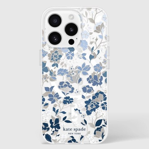 Kate Spade New York Protective Gems MagSafe - Etui iPhone 16 Pro (Flowerbed Blue) Kate Spade New York Protective Gems MagSafe - Etui iPhone 16 Pro (Flowerbed Blue)