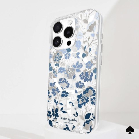 Kate Spade New York Protective Gems MagSafe - Etui iPhone 16 Pro (Flowerbed Blue) Kate Spade New York Protective Gems MagSafe - Etui iPhone 16 Pro (Flowerbed Blue)