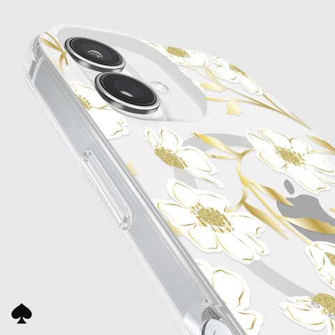 Kate Spade New York Protective Gems MagSafe - Etui iPhone 16 (Sunshine Floral) Kate Spade New York Protective Gems MagSafe - Etui iPhone 16 (Sunshine Floral)