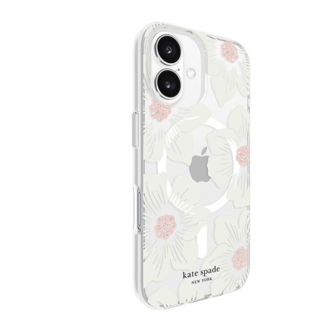 Kate Spade New York Protective MagSafe - Etui iPhone 16 (Hollyhock Floral) Kate Spade New York Protective MagSafe - Etui iPhone 16 (Hollyhock Floral)