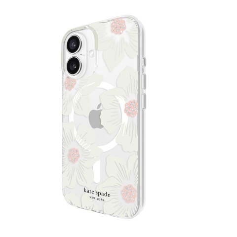 Kate Spade New York Protective MagSafe - Etui iPhone 16 (Hollyhock Floral) Kate Spade New York Protective MagSafe - Etui iPhone 16 (Hollyhock Floral)