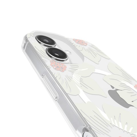 Kate Spade New York Protective MagSafe - Etui iPhone 16 (Hollyhock Floral) Kate Spade New York Protective MagSafe - Etui iPhone 16 (Hollyhock Floral)