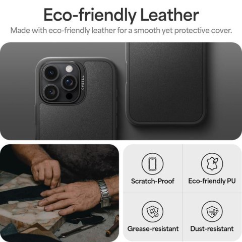 Spigen Cyrill Kajuk Mag MagSafe - Etui do iPhone 16 Pro (Czarny) Spigen Cyrill Kajuk Mag MagSafe - Etui do iPhone 16 Pro (Czarny)
