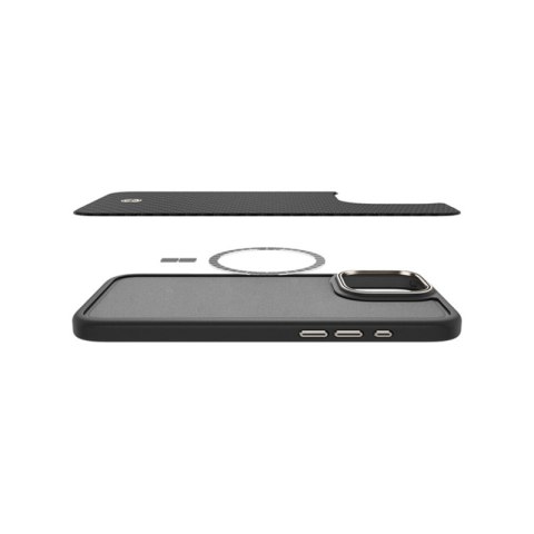 Spigen Enzo Aramid Mag MagSafe - Etui iPhone 16 Pro (Black / Natural) Spigen Enzo Aramid Mag MagSafe - Etui iPhone 16 Pro (Black / Natural)