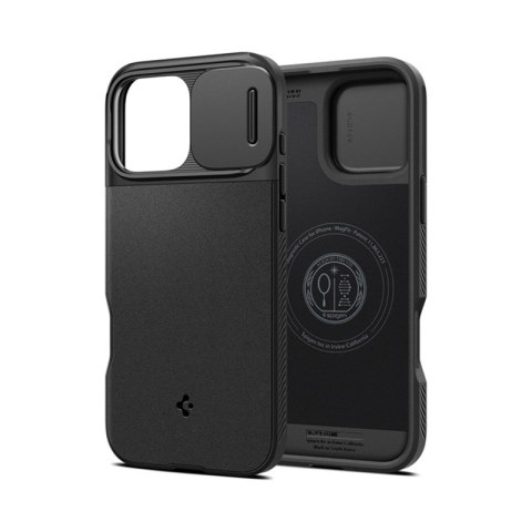 Spigen Optik Armor Mag MagSafe - Etui do iPhone 16 Pro (Czarny) Spigen Optik Armor Mag MagSafe - Etui do iPhone 16 Pro (Czarny)