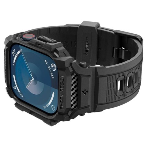Spigen Rugged Armor Pro - Pasek z obudową do Apple Watch 10 46 mm (Matte Black) Spigen Rugged Armor Pro - Pasek z obudową do Apple Watch 10 46 mm (Matte Black)