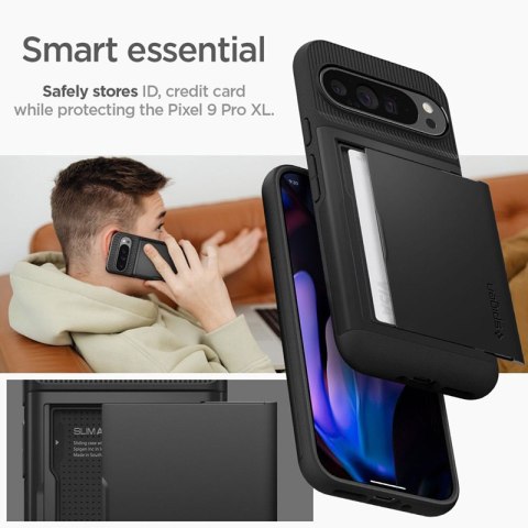 Spigen Slim Armor CS - Etui do Google Pixel 9 Pro XL (Czarny) Spigen Slim Armor CS - Etui do Google Pixel 9 Pro XL (Czarny)