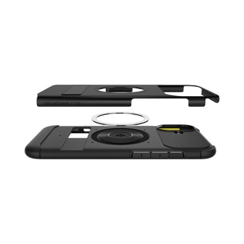 Spigen Slim Armor Mag MagSafe - Etui do iPhone 16 (Czarny) Spigen Slim Armor Mag MagSafe - Etui do iPhone 16 (Czarny)