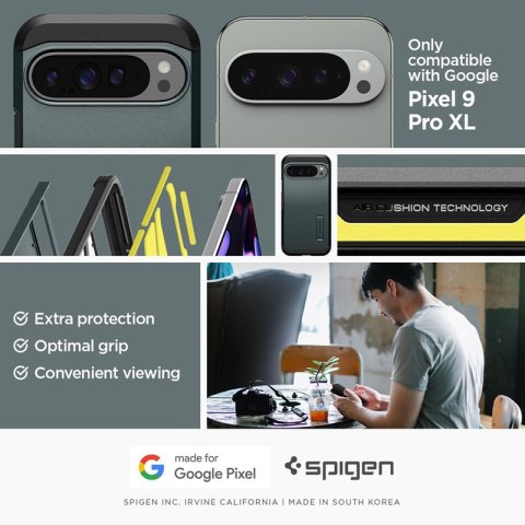 Spigen Tough Armor - Etui do Google Pixel 9 Pro XL (Abyss Green) Spigen Tough Armor - Etui do Google Pixel 9 Pro XL (Abyss Green)