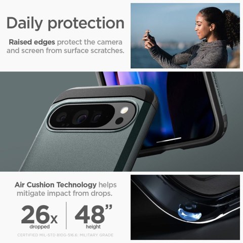 Spigen Tough Armor - Etui do Google Pixel 9 Pro XL (Abyss Green) Spigen Tough Armor - Etui do Google Pixel 9 Pro XL (Abyss Green)