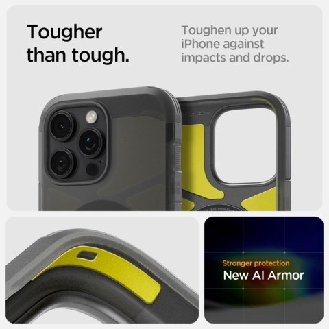 Spigen Tough Armor Mag MagSafe - Etui do iPhone 16 Pro Max (Frost Black) Spigen Tough Armor Mag MagSafe - Etui do iPhone 16 Pro Max (Frost Black)