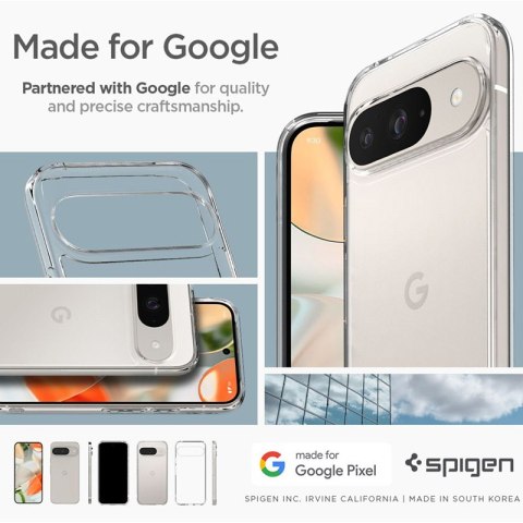 Spigen Ultra Hybrid - Etui do Google Pixel 9 / 9 Pro (Crystal Clear) Spigen Ultra Hybrid - Etui do Google Pixel 9 / 9 Pro (Crystal Clear)