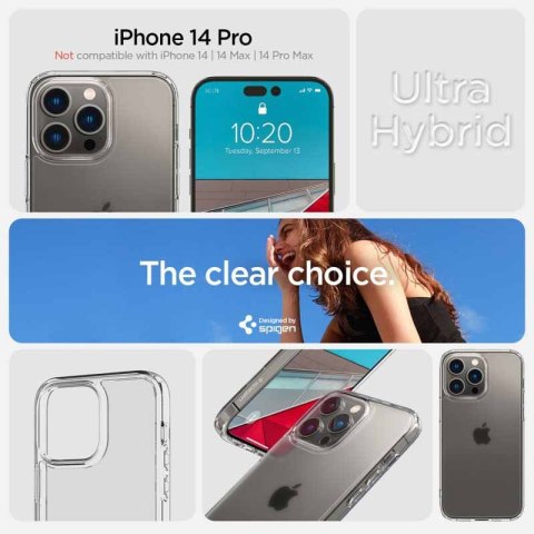 Spigen Ultra Hybrid - Etui do Google Pixel 9 Pro XL (Crystal Clear) Spigen Ultra Hybrid - Etui do Google Pixel 9 Pro XL (Crystal Clear)